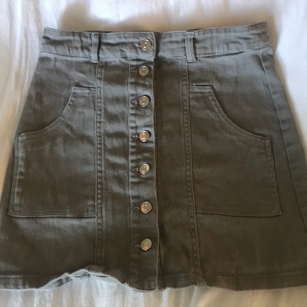 altered state grey skirt
